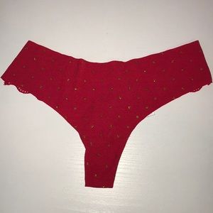 VS Lace No-Show Thong